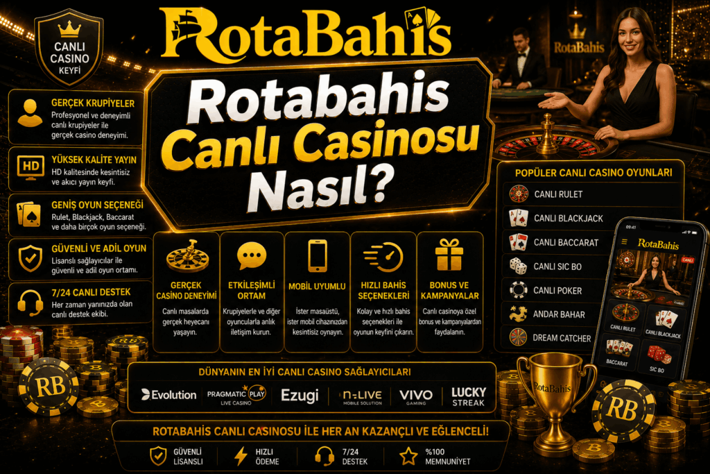 Rotabahis Canlı Casino Oyunları