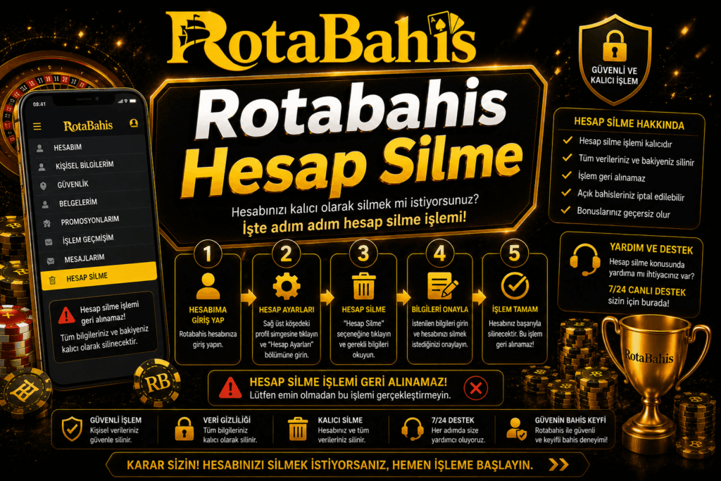 Rotabahis Hesap Silme